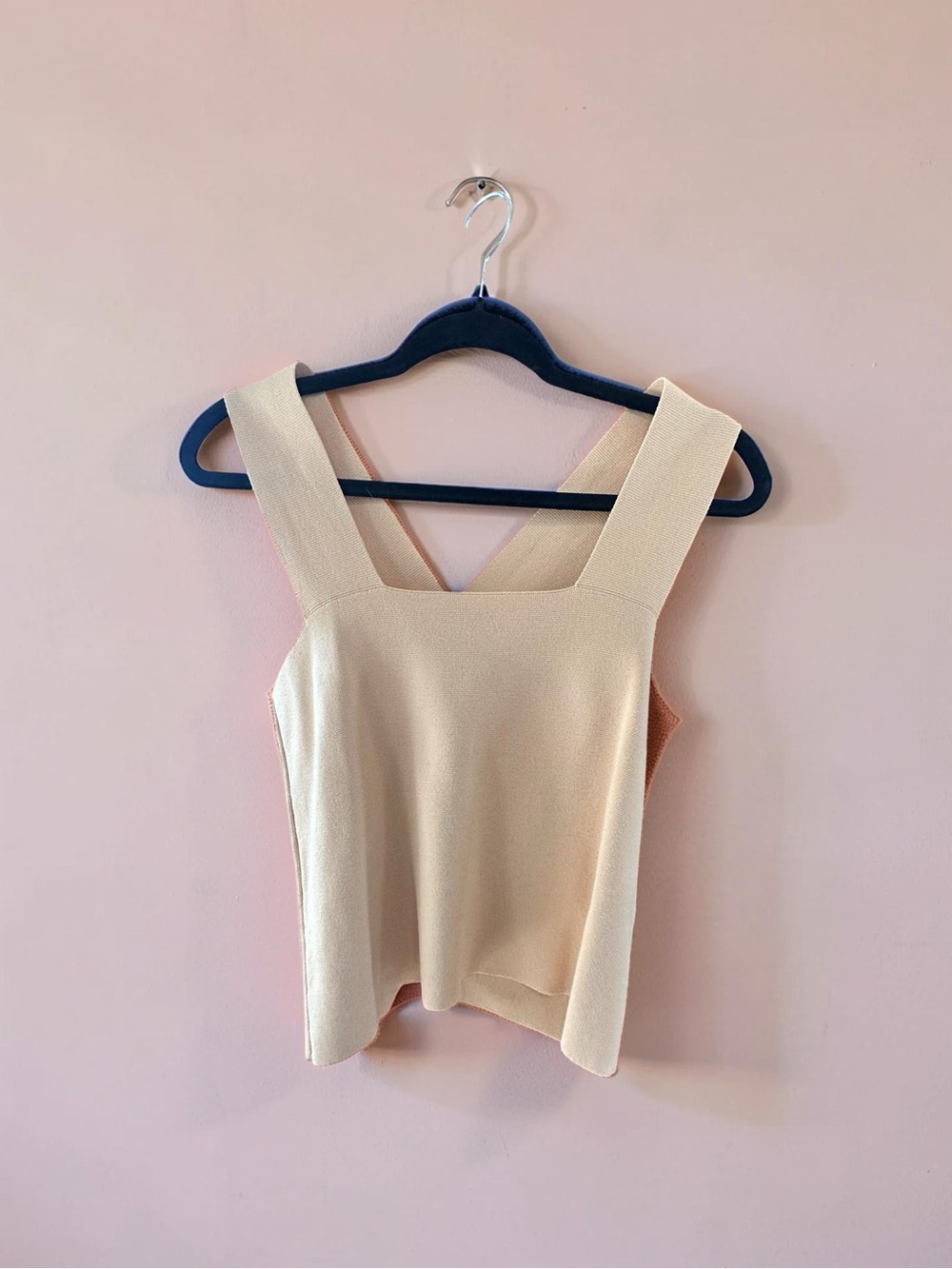House of Harlow 1960 Revolve Compression Knit Crop Tank Size Desert Mist Size L